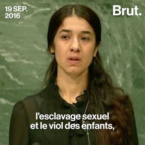 Le Combat De Nadia Murad Ancienne Esclave Sexuelle De Daesh L Abestit