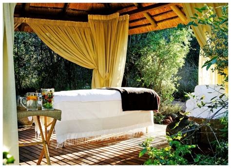 Outdoor Massage Area In Tropical Health Spa Hoodoo Wallpaper