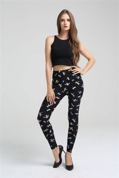 Women Elastic Sexy Fitness Legging Butterfly Printed Workout Female Pants In Leggings From Women