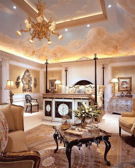 Prepasted, eco belle, smartstick®, vinyl hd Beautiful Master Bedroom Ceiling Murals Painting ...