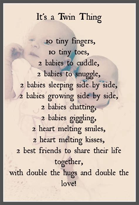 Sending birthday messages is not easy, but once you find it, you will get to know how useful it is to make someone. TWO babies | Twin quotes, Birthday wishes for twins, Twin ...