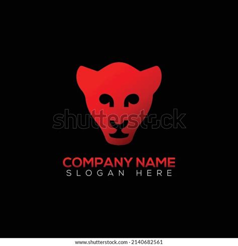 Panther Face Logo Vector Illustration Design Stock Vector Royalty Free