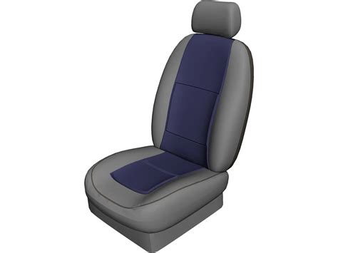 Car Seat 3d Model 3dcadbrowser
