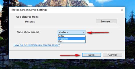 Change Screen Saver Settings In Windows 10