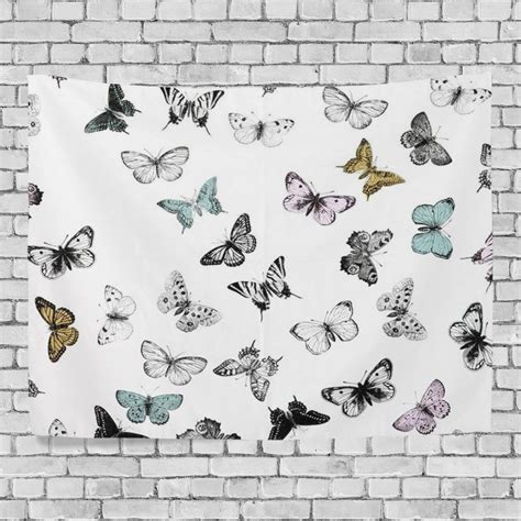 Mypop Butterfly Tapestry Wall Decor Living Room Dorm Tapestries 60 X 40