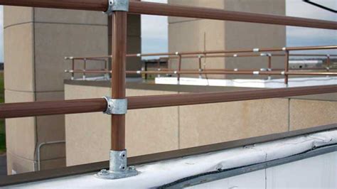 Rooftop Parapet Safety Railing Flexible Lifeline Systems