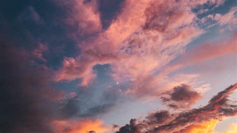 Wallpaper Clouds Sky Sunset Dawn Porous Hd Widescreen High