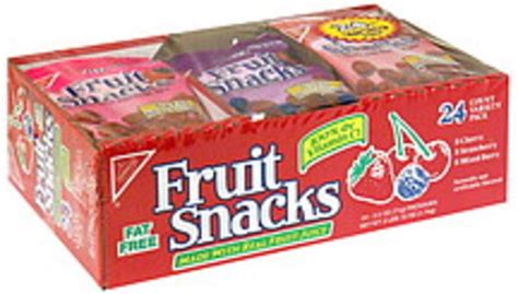 Nabisco Fruit Snacks 24 Ea Nutrition Information Innit