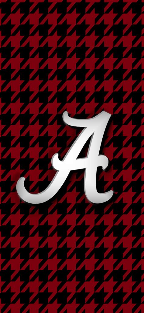 Alabama Crimson Tide Football Logo Iphone Wallpaper Alabama Crimson