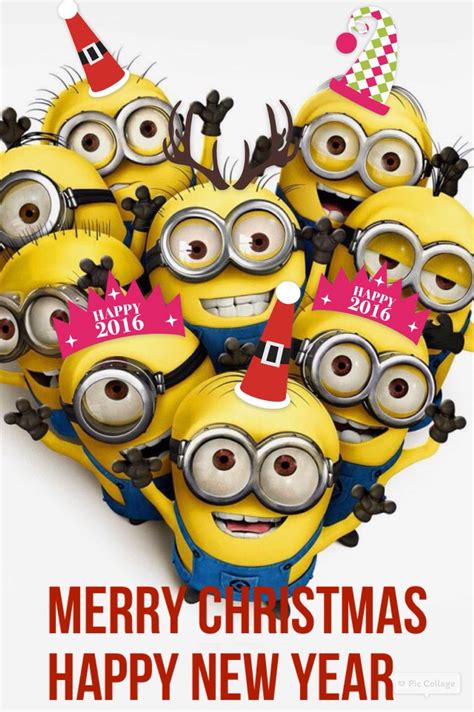 Have A Merry Christmas And A Happy New Year Courtesy Of The Minions