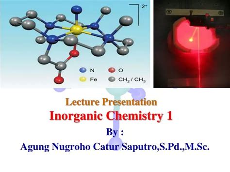 Ppt Lecture Presentation Inorganic Chemistry 1 Powerpoint