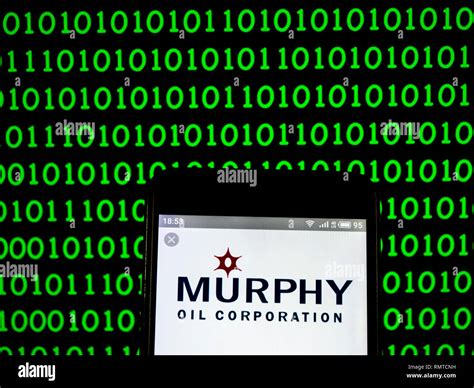 Murphy Oil Corporation Logo Seen Displayed On Smart Phone Stock Photo
