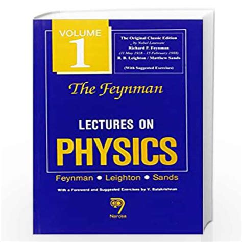 The Feynman Lectures On Physics V 1 By Rp Feynman Buy Online The