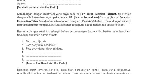 Surat ini dibutuhkan guna melamar pekerjaan baru untuk kamu yang lulus kuliah, pindah kerja, cari suasana baru maupun fresh graduate. Contoh Surat Lamaran Pekerjaan Di Toko Bangunan ...