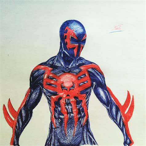 How To Draw Spider Man 2099 Sketchok Easy Drawing Gui