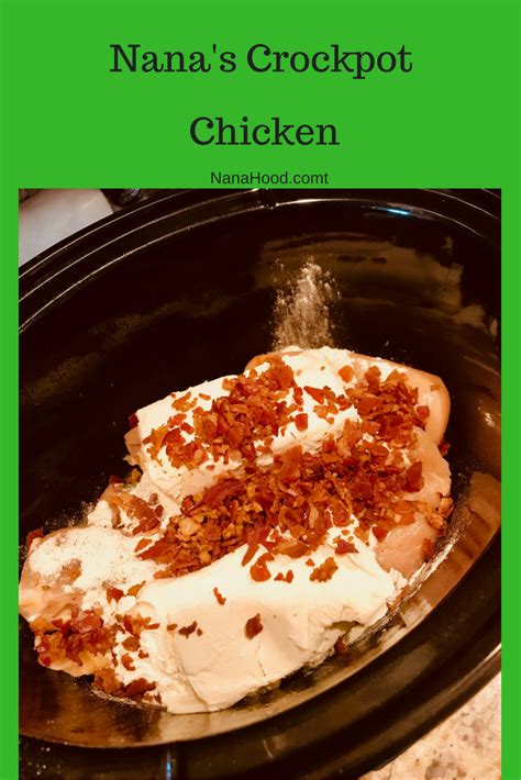 Chicken can be a great option for people with diabetes. Nana's Recipe for Crockpot Chicken - Nanahood