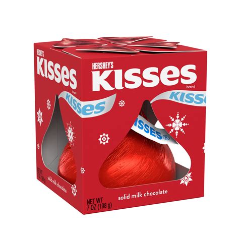 Hersheys Kisses Giant Milk Chocolate Candy Holiday Candy 7 Oz