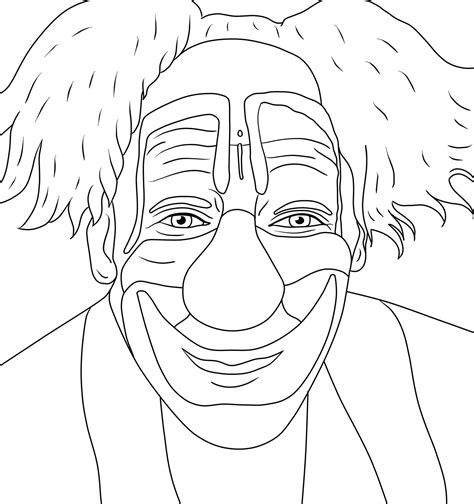 Creepy Clown Coloring Pages Coloring Home