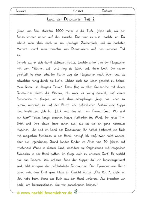 Check spelling or type a new query. Geschichte Dinosaurier | kostenloses Arbeitsblatt Lesen ...