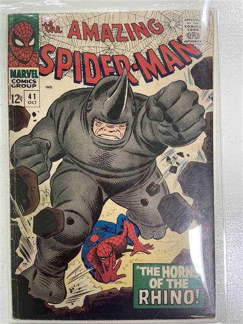 Amazing Spider Man 41 1st Appearance Of Rhino Kraven Movie Ebay