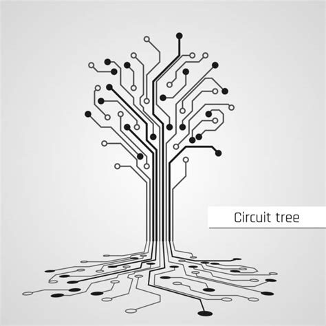 Digital Tree Illustrations Royalty Free Vector Graphics And Clip Art