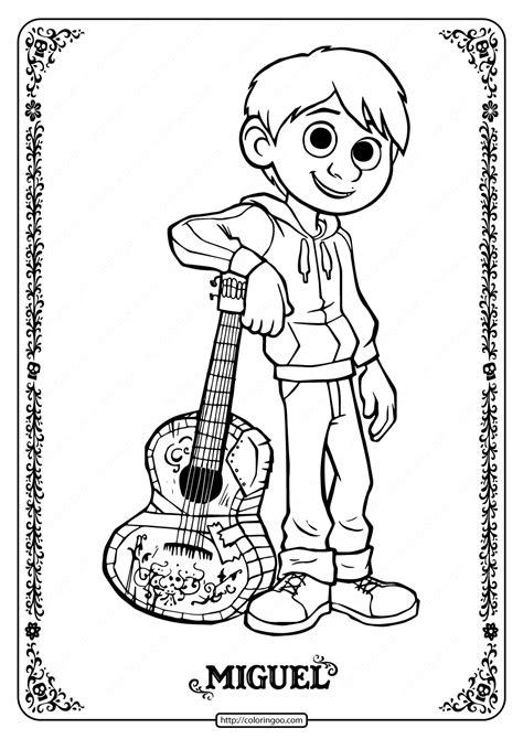 15 Disney Coco Coloring Pages You Must Know Printable Nature