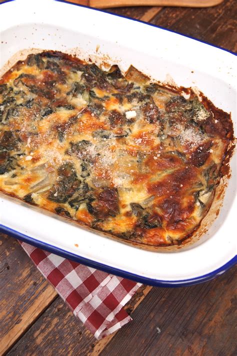 Gratin de blettes au parmesan