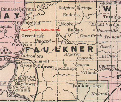 Map Of Faulkner County Arkansas Zip Code Map
