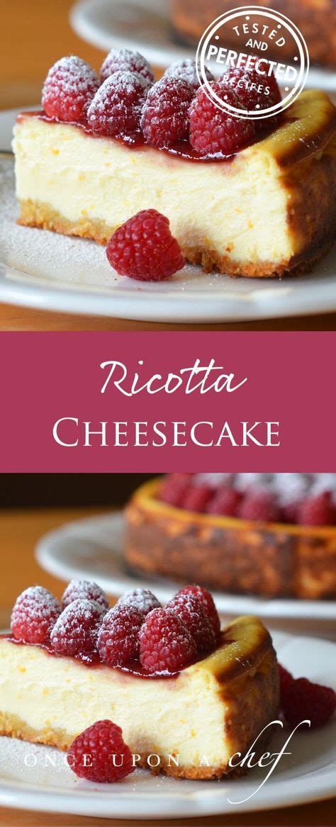 The ricotta cheese sold in the united states is normally made from cow's milk, while traditional versions often use sheep's milk or even water buffalo milk. Ricotta Cheesecake with Fresh Raspberries - Once Upon a ...
