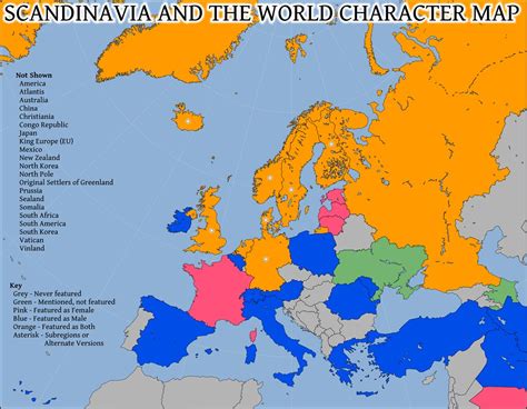 Scandinavia And The World Map Greetings Visitors From