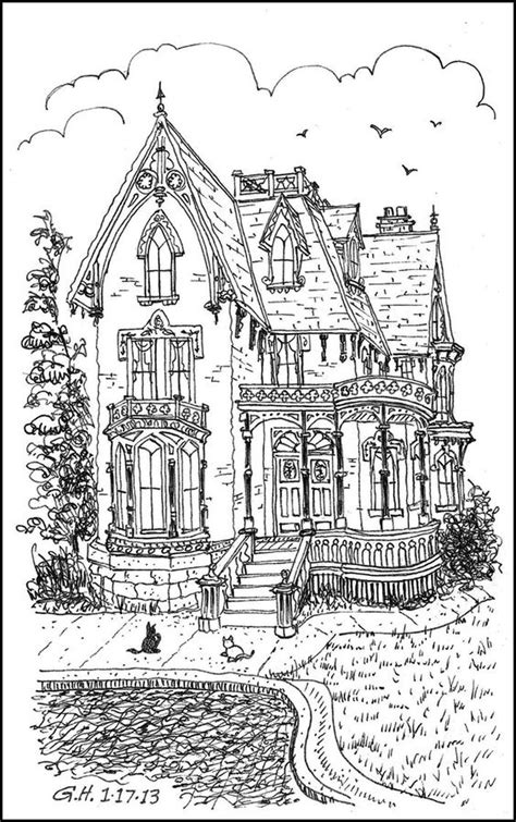 Download and print free christmas house coloring pages to keep little hands occupied at home; Pin on Coloring Pages for Adults