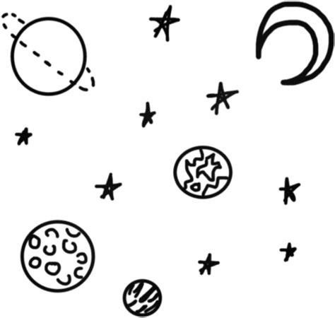 Aesthetic Clipart Space Aesthetic Transparent Space Png Full Size