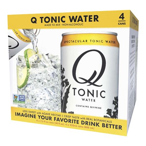 Q Mixers Tonic Water 475 Fluid Oz Cans Tonic Meijer Grocery