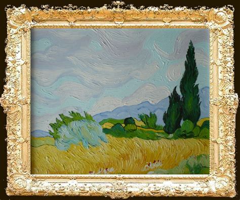 Les Blés Jaunes Vincent Van Gogh