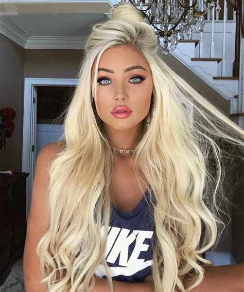 Katerina Rozmajzl Katerinarozmajzl Bleach Blonde Hair Long Blonde