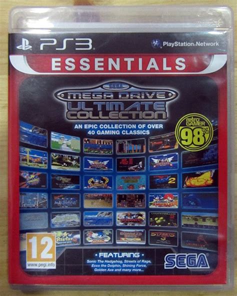 Sega Mega Drive Ultimate Collection Ps3 Essentials Seminovo Play N
