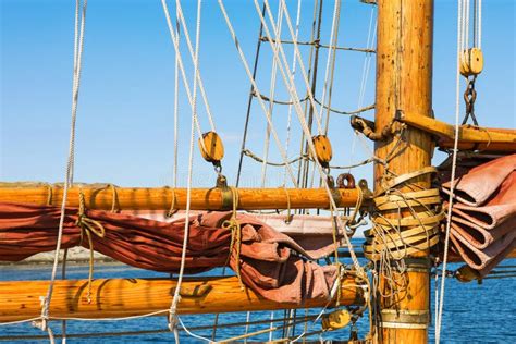 Wooden Mast Ship Stock Image Image Of Nature Fishing 5483869