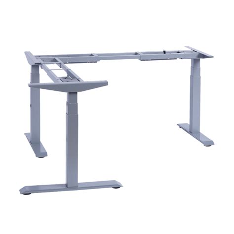 Electric corner adjustable desk enhances multitasking & productivity. L-Shaped Standing Desk Frame RISE, price 742.41 EUR ...