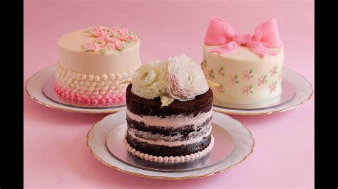 3 Easy Mini Buttercream Cakes Rosies Dessert Spot Youtube