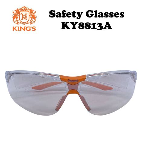 Malaysia Kings Ky8813 Polycarbonate Safety Glasses Clear Mirror Anti