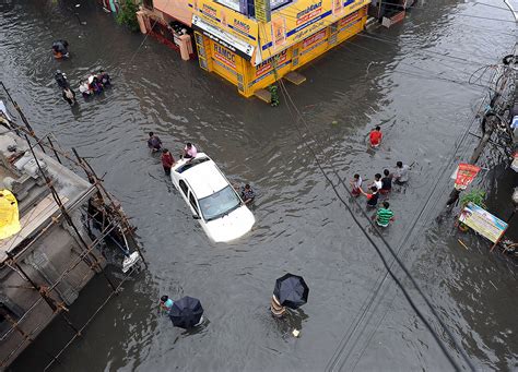 Chennai Floods Heaviest Rainfall In A Century Brings India S Tamil Nadu State To A Standstill