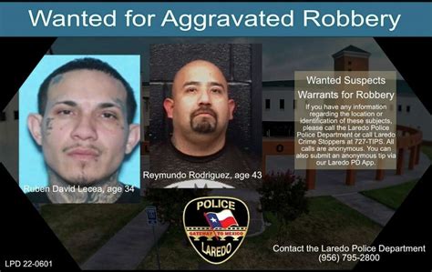 Laredo Police Department Maquinitas Amusement Cops Arrest Robbery