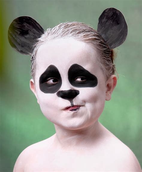 Halloween Makeup Ideas Kids Little Panda Bear Panda Face Painting Bear