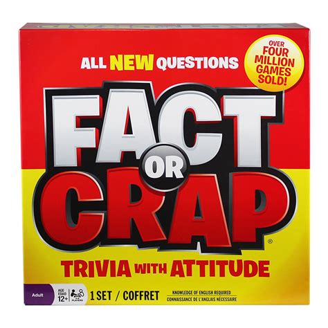 Get The Party Games Started With The Fact Or Crap Board