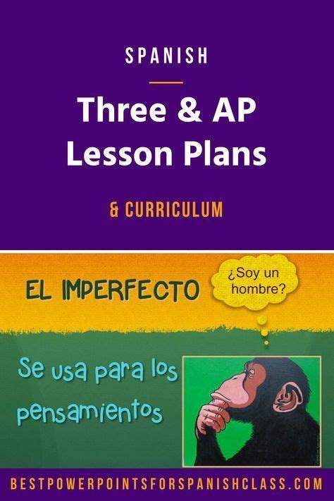 Spanish Three And Ap Lesson Plans And Curriculum For An Entire Year