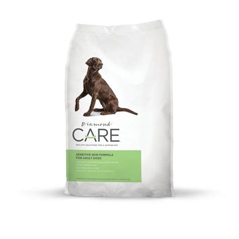 Your dog may require more or less. Diamond Care Adult Sensitive Skin Formula Dry Dog Food ...