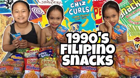 1990 S Filipino Snacks Mukbang Junkfoods Chichirya Youtube