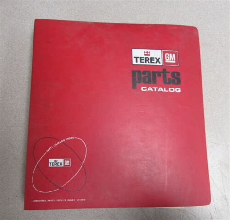 Terex 33 09 Hauler Parts Catalog Manual Gm Ebay