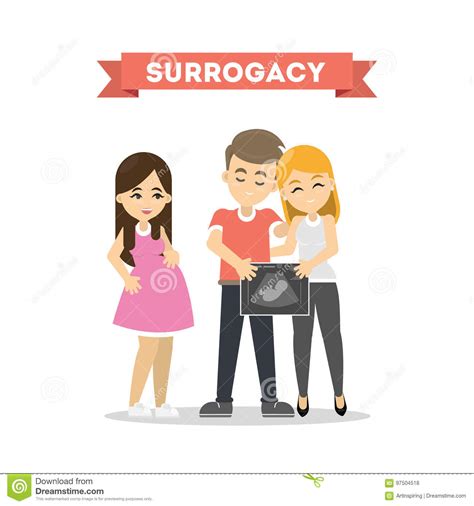 In general, very few women would our surrogacy agency also offers health insurance to its surrogates, so you do not have to cover any medical expenses yourself. Surrogacy Illustration Concept. Stock Vector ...