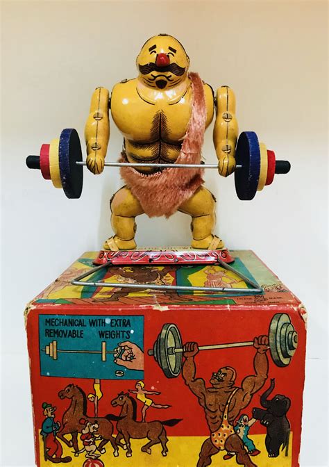 Tps Samson The Strongman Tin Toy 50s Vintage Toys Classic Toys Antique Toys